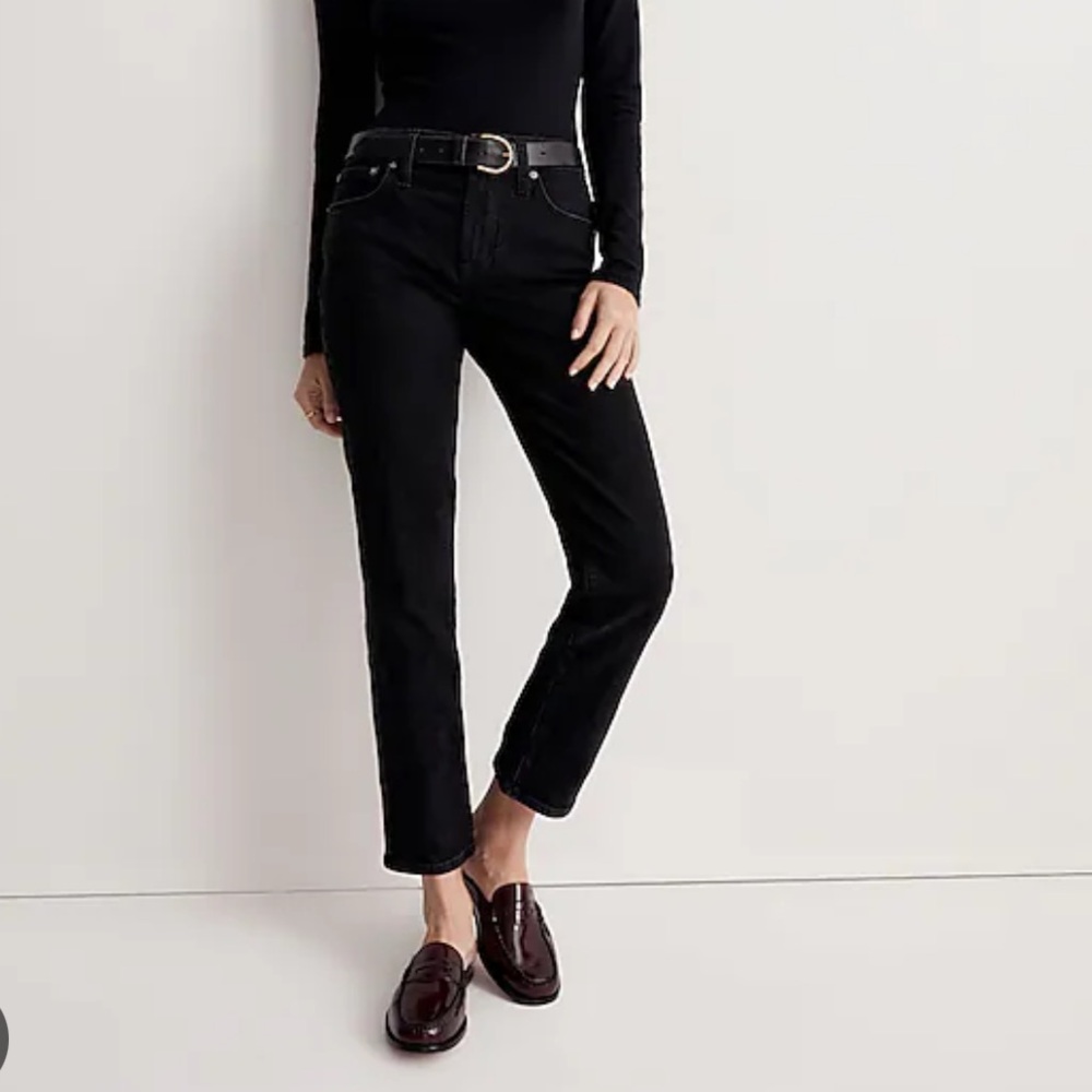 MADEWELL Mid-Rise Perfect Vintage Jean Black Wash